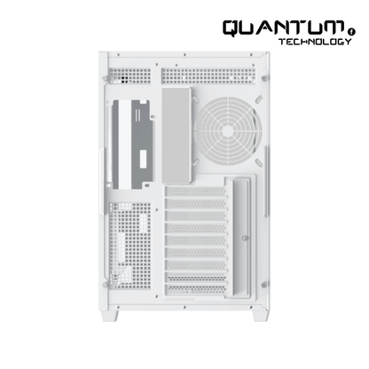 Xigmatek Aqua Ultra Air Arctic Super Tower Case – White E-ATX High-Airflow Chassis