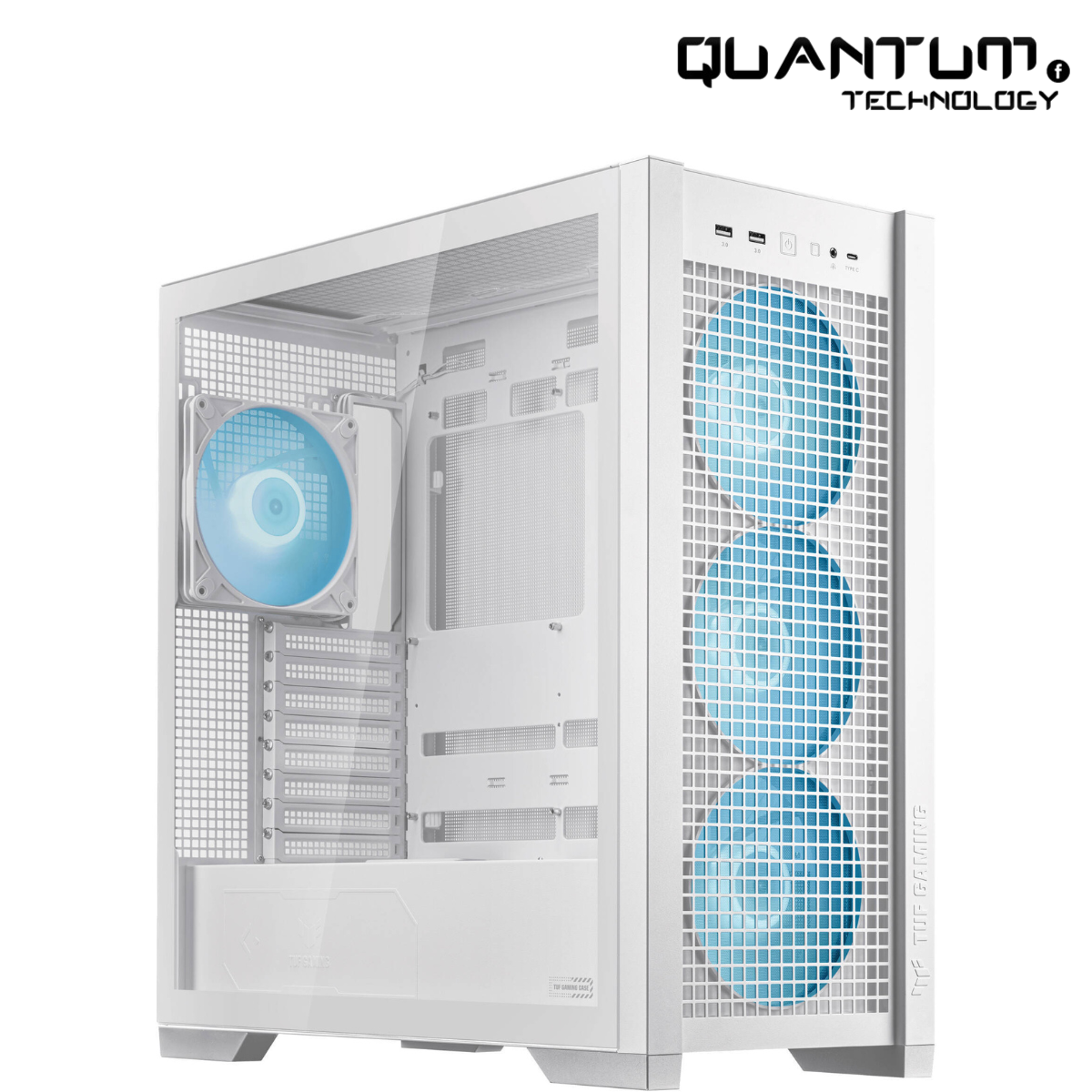 Asus TUF Gaming GT302 TG ARGB White Mid-Tower ATX Case