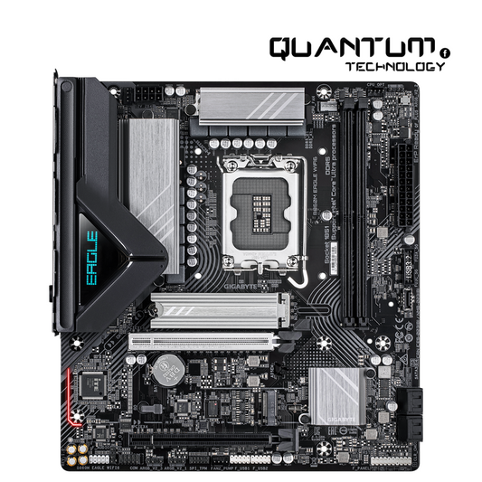 Gigabyte B860M EAGLE PLUS WIFI 6E Motherboard – Intel B860, DDR5, WiFi 6E, Micro-ATX