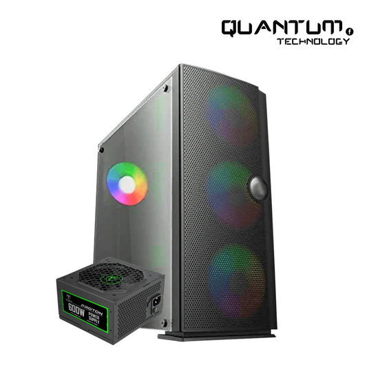 Redragon Topspin Case + PSU 600W 80+ Bronze – Mid Tower Gaming Case