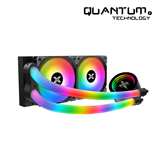 Xigmatek Neon Aqua 240 ARGB – 240mm Liquid CPU Cooler with Dual Fans