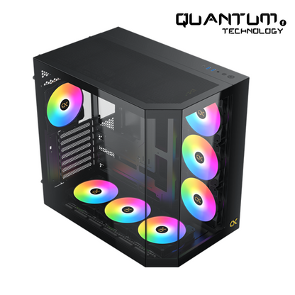 Xigmatek Cubi II Black Micro-ATX Case – Compact and Stylish Chassis