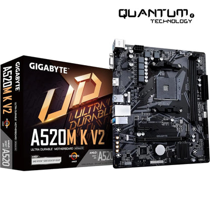 Gigabyte A520M K V2 | AM4 mATX | DDR4 | PCIe 3.0 | Black MotherBoard