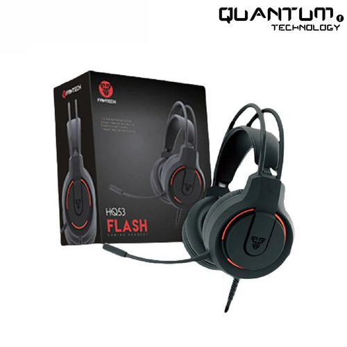 فلاش HQ53 أسود - سماعة رأس للألعاب مقاس 3.5 مم مع ميكروفون 