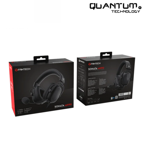 سوناتا MH90 أسود - سماعة رأس للألعاب مقاس 3.5 مم مع ميكروفون 