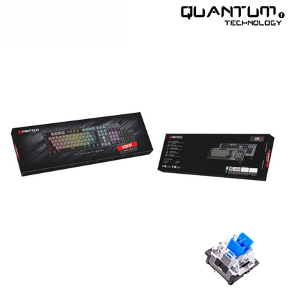 Atom104 MK886 V2 Grey – Full-Size Mechanical Keyboard Blue Switch
