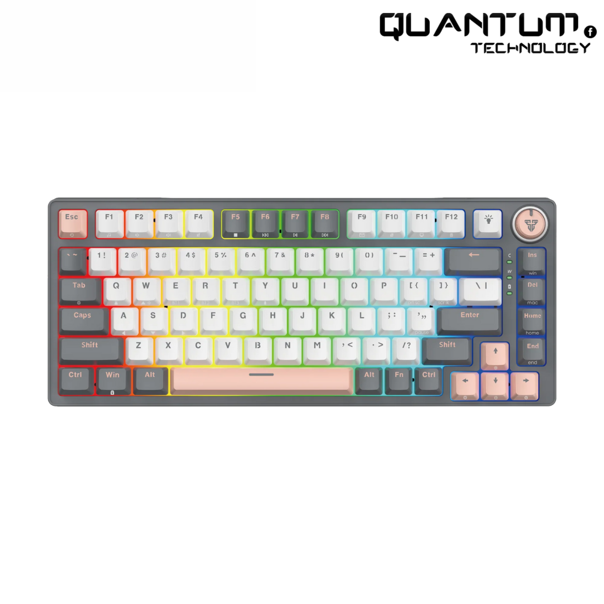 Atom Pro63 MK912 Mercury Black – 60% Mechanical Keyboard Blue Switch