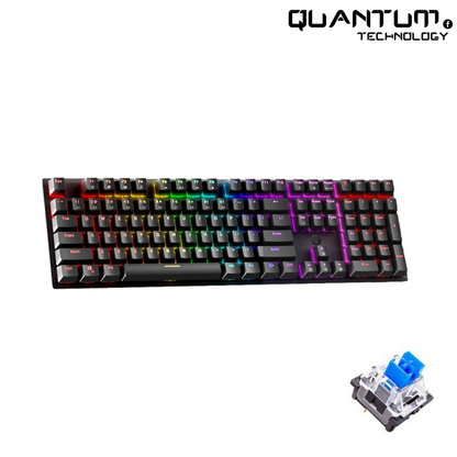 Maxfit108 MK855 White – Full-Size Mechanical Keyboard Blue Switch