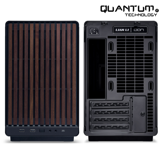 Lian Li DAN A3 Wooden Black Micro-Tower Gaming Case