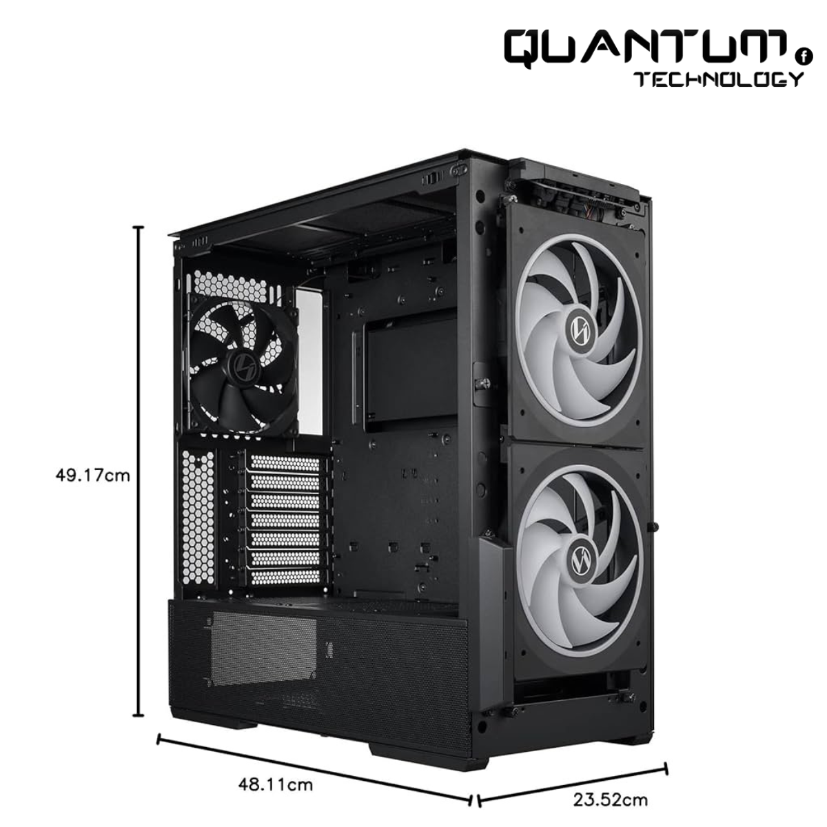 Lian Li LANCOOL 216 RGB Black Mid-Tower ATX Gaming Case