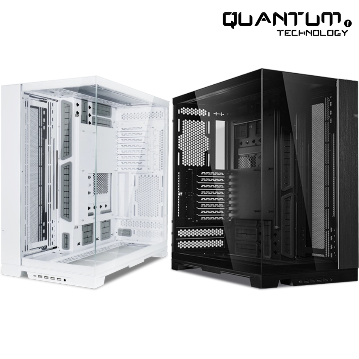 Lian Li O11 Dynamic EVO XL White Full-Tower Gaming Case – Showcase Des ...