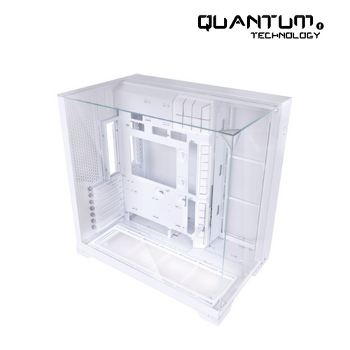 Lian Li O11 Vision Compact White – Mid Tower Gaming Case with Glass Panels