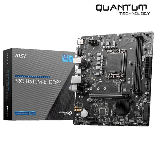 MSI MOTHERBOARD H610M-E PRO DDR4