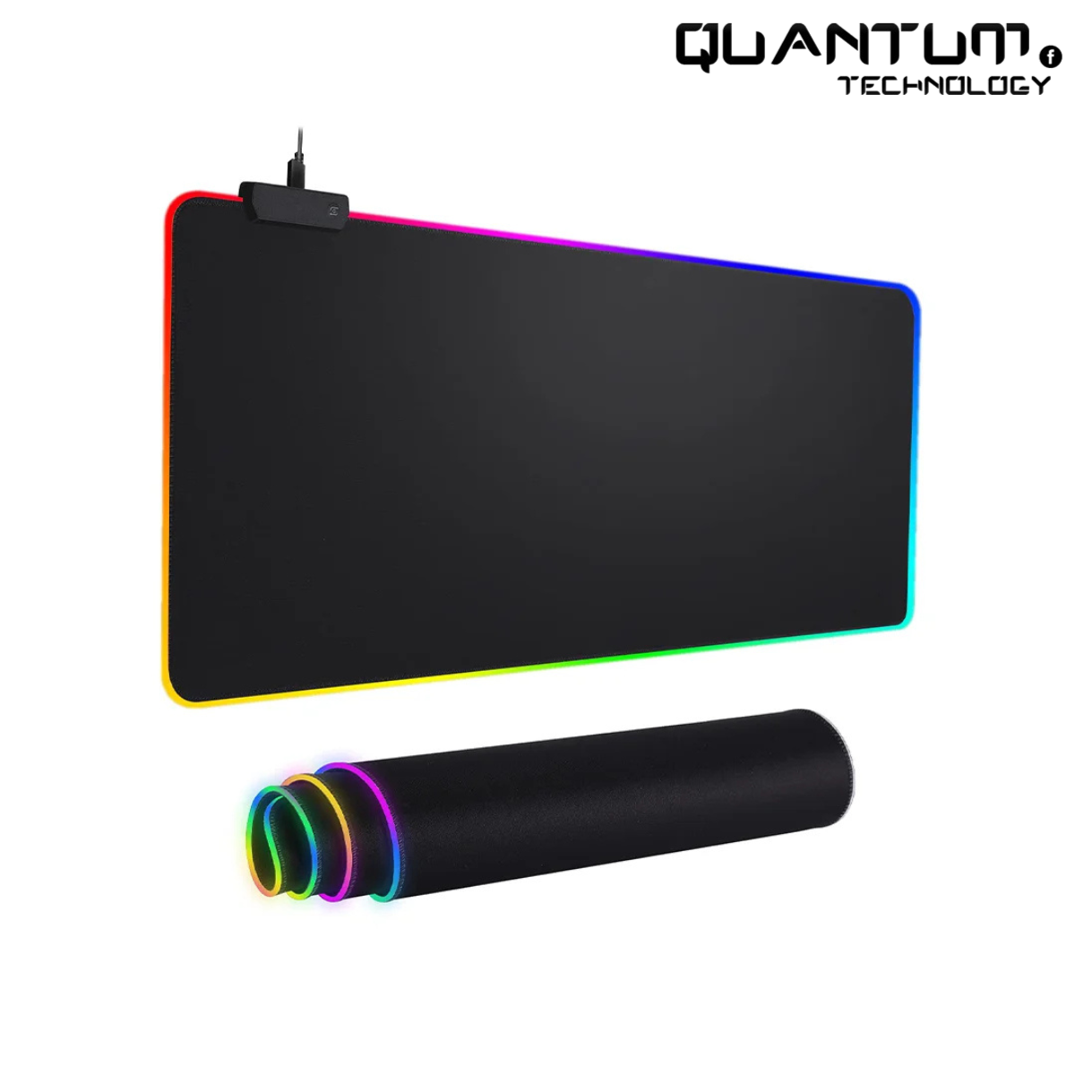 RGB Gaming MousePad 30×80cm – Extended XXL, Anti-Slip, LED Lighting