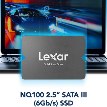 Lexar NS100 2TB SATA III SSD – 550MB/s Read | Internal 2.5" Solid State Drive