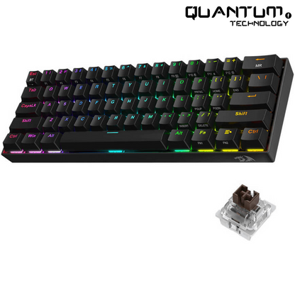 Redragon K530R Draconic Pro – 60% Wireless Mechanical Keyboard (Brown Switch)