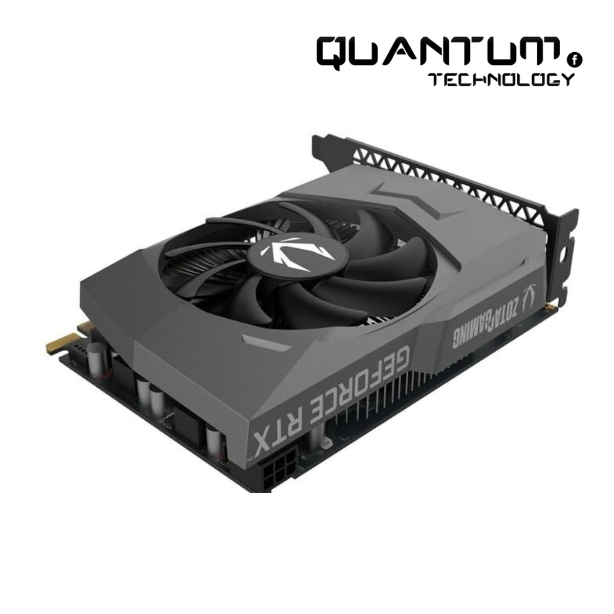ZOTAC GeForce RTX 3050 SOLO 6GB – Compact Single-Fan Gaming GPU with DLSS & Ray Tracing