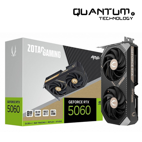 بطاقة ZOTAC GeForce RTX 5060 Twin Edge OC سعة 8 جيجابايت - وحدة معالجة رسومية مدمجة للألعاب مع DLSS 3.5 وتتبع الأشعة 