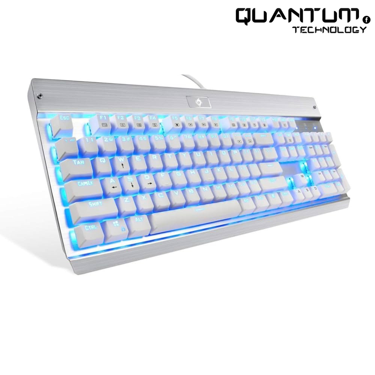 Redragon KG010-WN Mechanical Gaming Keyboard – RGB, Full-Size, Durable Design