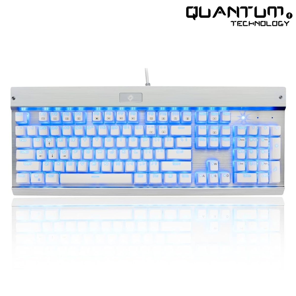 Redragon KG010-WN Mechanical Gaming Keyboard – RGB, Full-Size, Durable Design