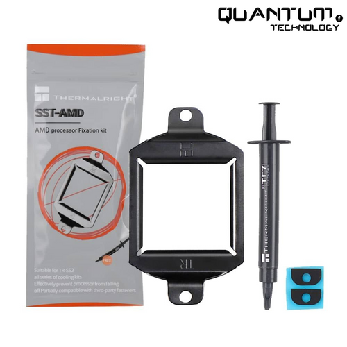 SST AMD Contact Frame – CPU Mounting Upgrade for AM4 & AM5 with Thermal Paste
