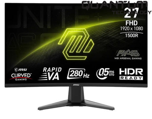 Monitor MSI  MAG 276CXF 27 inch FHD 280Hz 0.5MS VA Curved Gaming Monitor