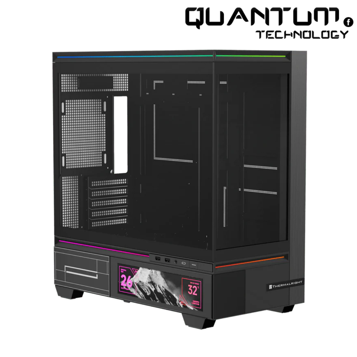 Thermalright M10 Vision – Mid Tower RGB Gaming Case – Quantum Technology
