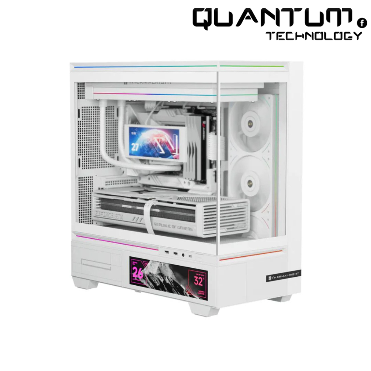 Thermalright M10 Vision White – Mid Tower RGB Gaming Case