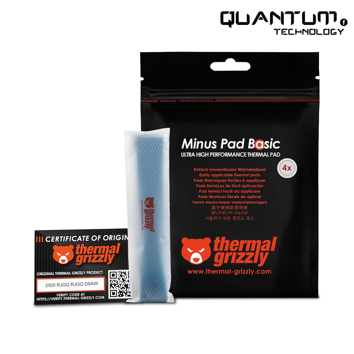 Thermal Grizzly Minus Pad 8 120x20x0.5mm (2 Pcs) – High Performance Thermal Pads
