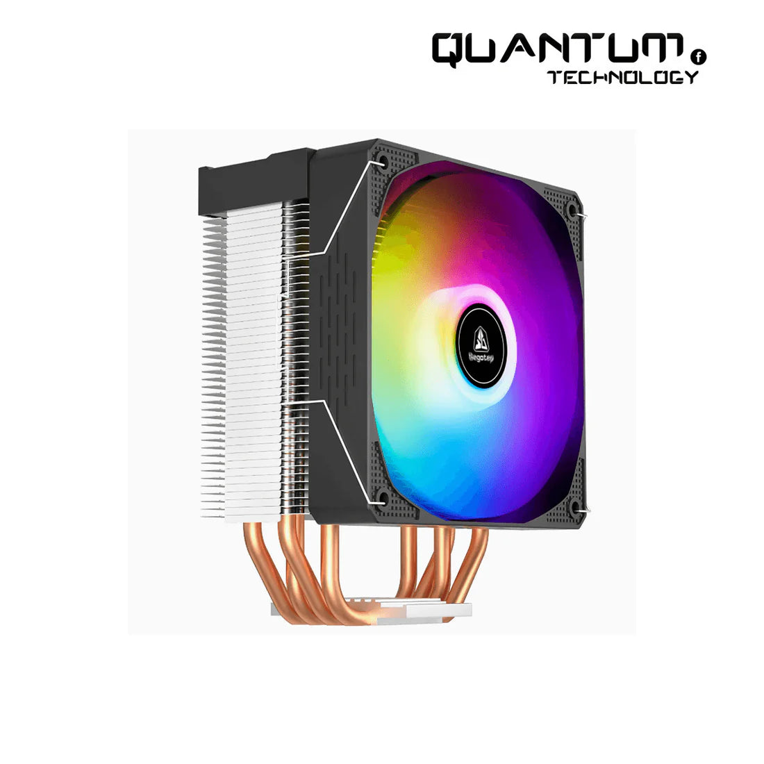 Segotep Lumos G4 Intel CPU Cooler – 4 Heat Pipes & 120mm ARGB Fan