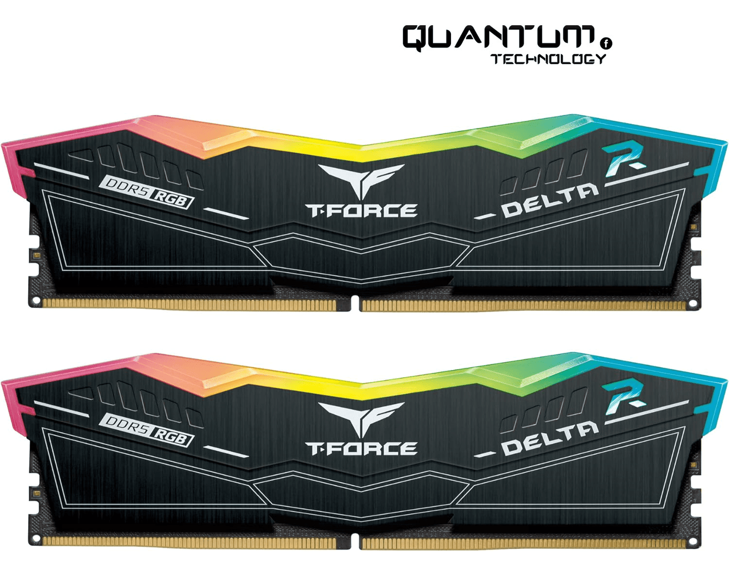 ذاكرة T-Force Delta سعة 64 جيجابايت (2x32 جيجابايت) DDR5 بسرعة 6000 ميجاهرتز CL38 RGB