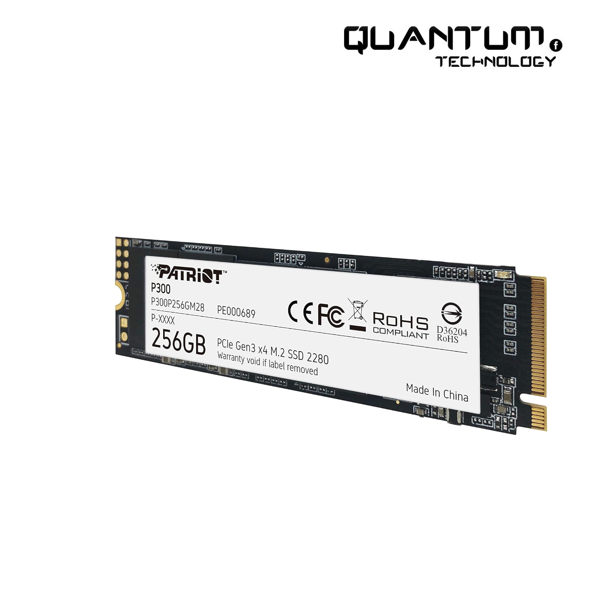 Patriot P300 M.2 PCIe Gen 3 x4 256GB