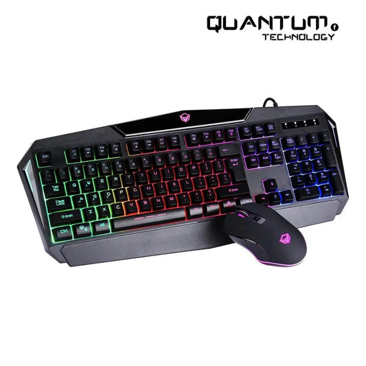 Meetion C510 Gaming Keyboard & Mouse Combo – RGB Backlit, Arabic/English Layout