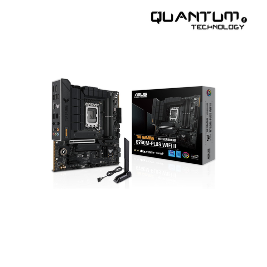 ASUS TUF GAMING B760M-PLUS WIFI II (Socket 1700/B760/DDR5/S-ATA 6Gb/s/Micro ATX) MotherBoard