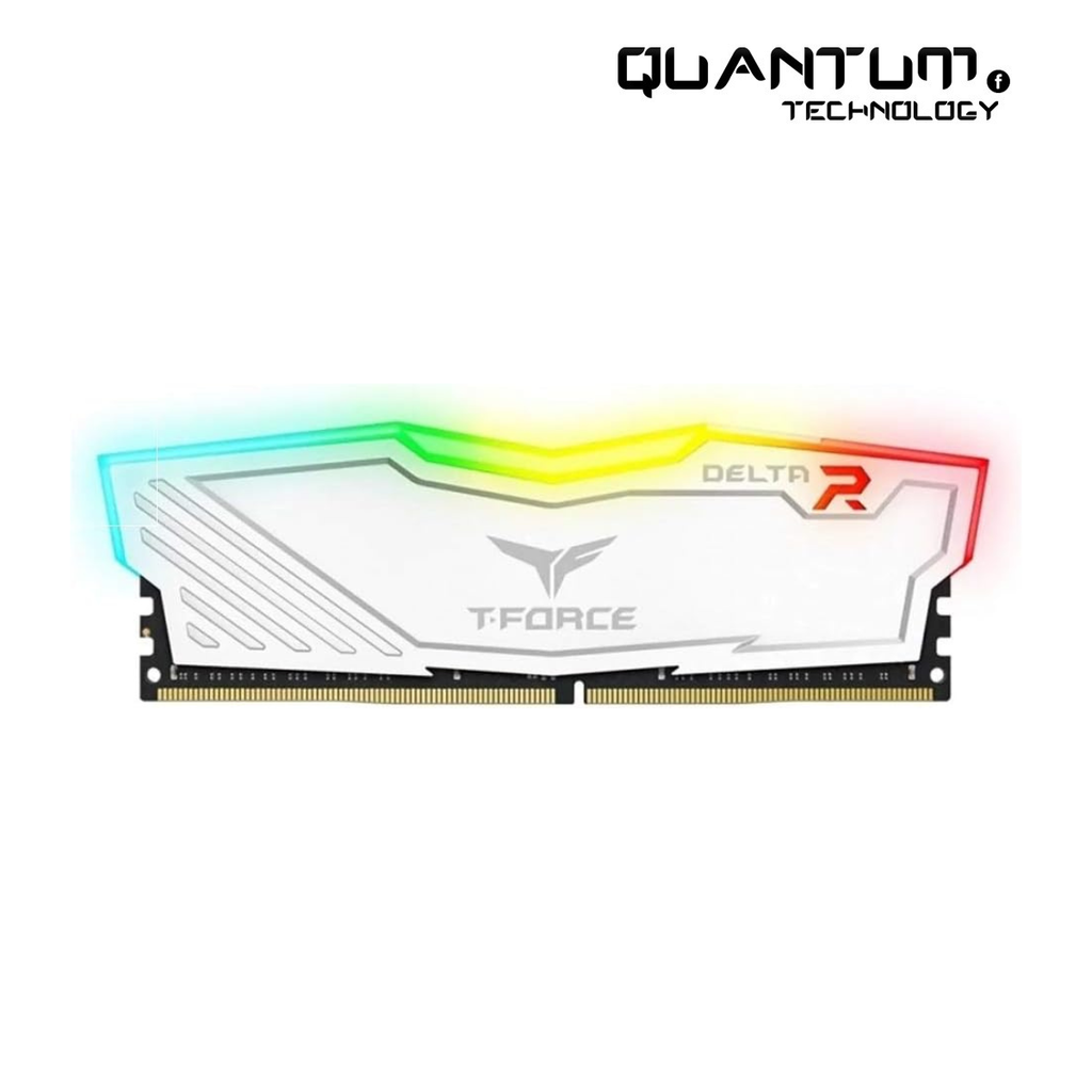 Ram Team T-Force Delta RGB DDR4 8GB 3200MHz CL16 White – Quantum