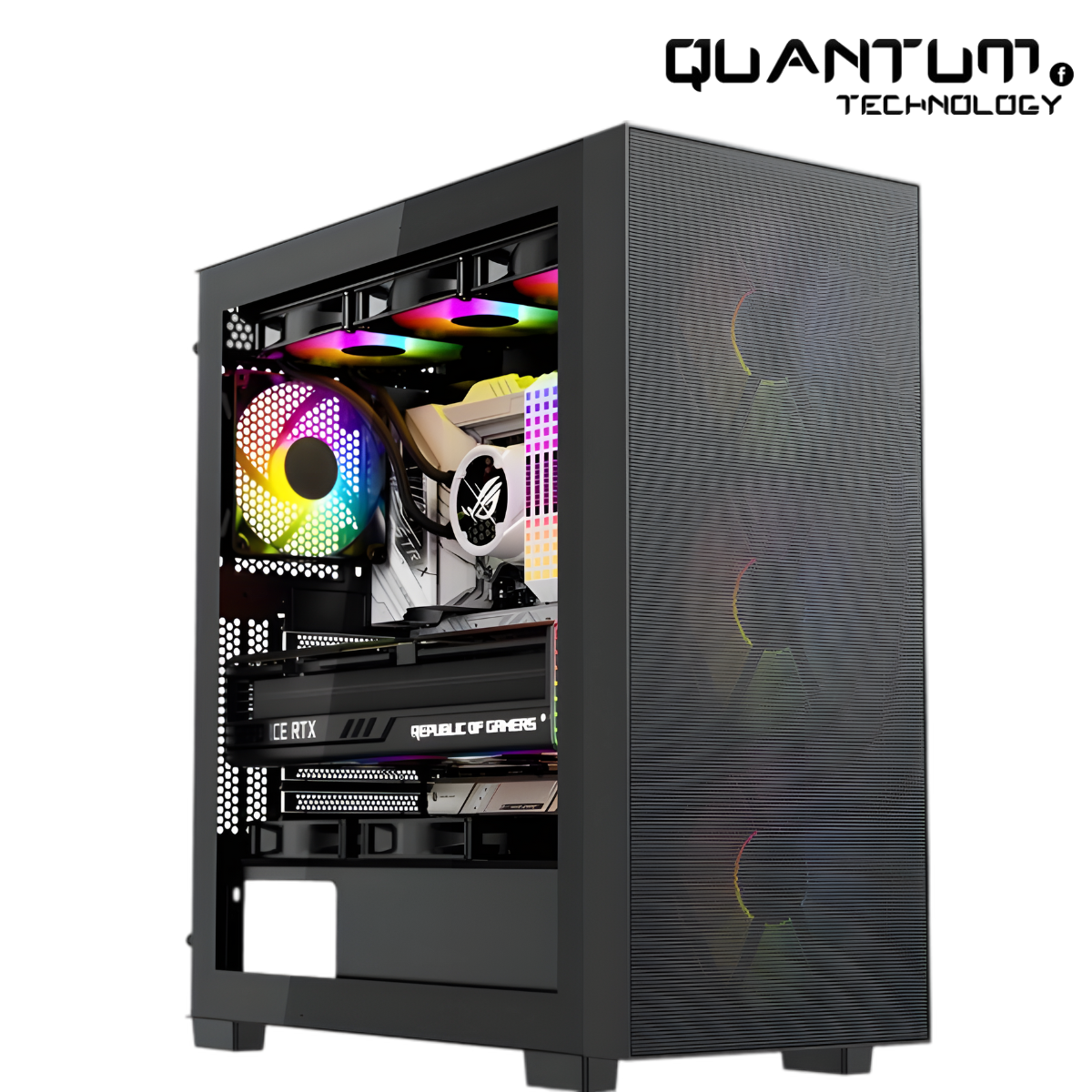 Hulk Computer Case XANDER VELOX HULK Case + 700W PSU – Mid-Tower Gaming Bundle – Quantum ...