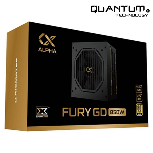 مزود الطاقة Xigmatek FURY GD 850W – 80+ Gold، ATX 3.1، PCIe 5.0، معياري بالكامل