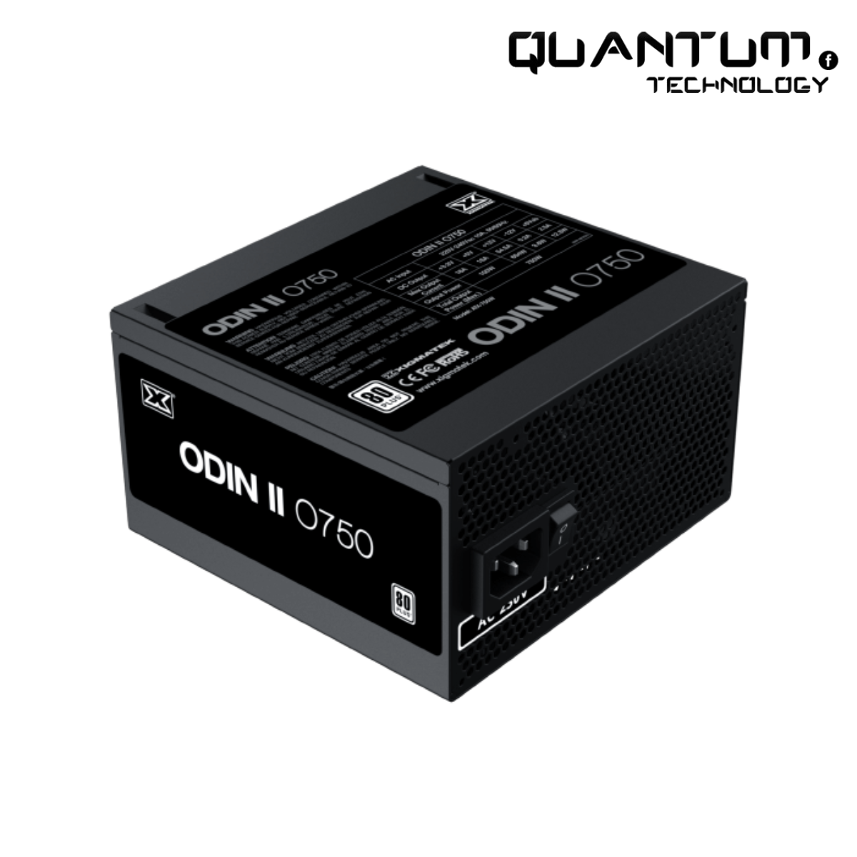 Xigmatek Odin II 750W PSU – 80+ Efficiency, Quiet Cooling, Reliable Power