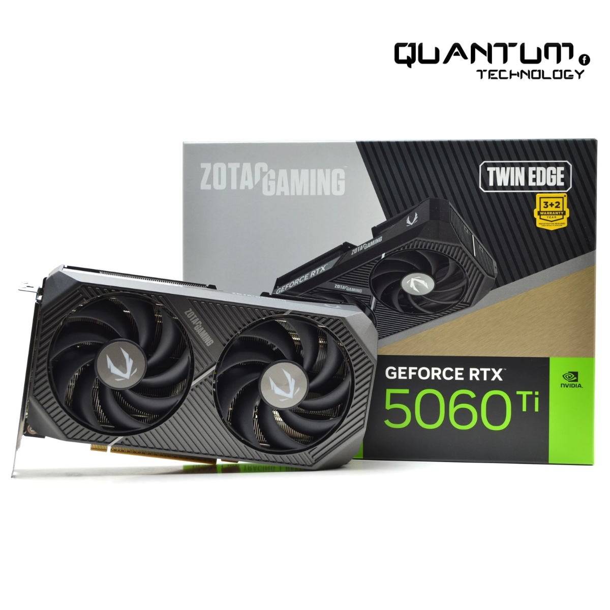 ZOTAC GAMING GeForce RTX 5060 Ti 16GB Twin Edge – Compact Gaming GPU