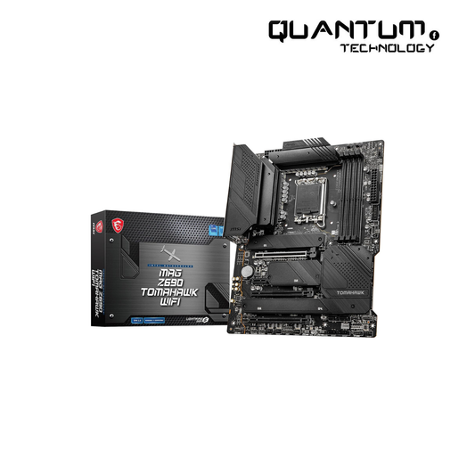 MSI MAG Z690 Tomahawk WiFi Gaming Motherboard (ATX, 12th Gen Intel Core, LGA 1700 Socket, DDR5, PCIe 5, 2.5G LAN, M.2 Slots, Wi-Fi 6E)
