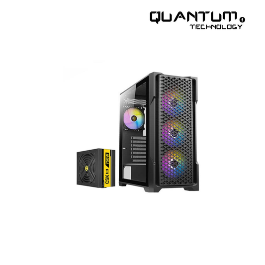 Antec AX90 Case with 4 ARGB Fans & Antec CSK 750H 750W Semi-Modular PSU