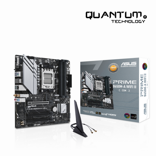 ASUS PRIME B650M-A II CSM Motherboard – AMD B650, DDR5, PCIe 4.0, Micro-AT