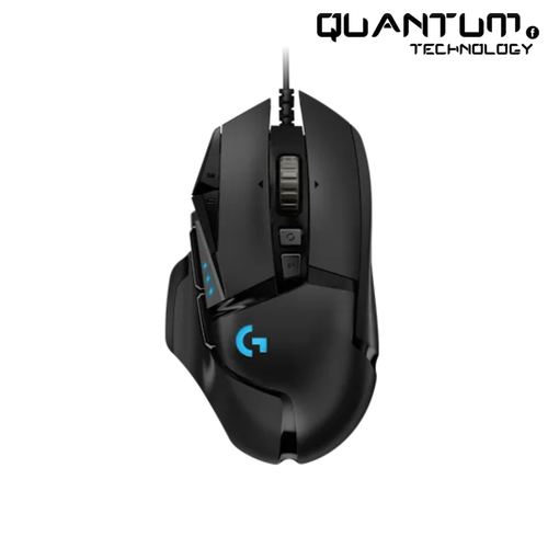ماوس الألعاب Logitech G502 HERO - دقة 25 ألف نقطة في البوصة، RGB LIGHTSYNC، 11 زرًا 