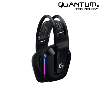 Logitech G733 LIGHTSPEED Wireless RGB Gaming Headset – DTS, Blue VO!CE, 29h Battery