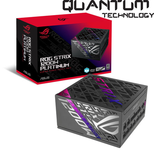 Asus Rog Strix 1200P 1200W 80 Plus Platinum Atx 3.1 Fully Modular Power Supply 0dB Fan ultra-efficient and low-nois