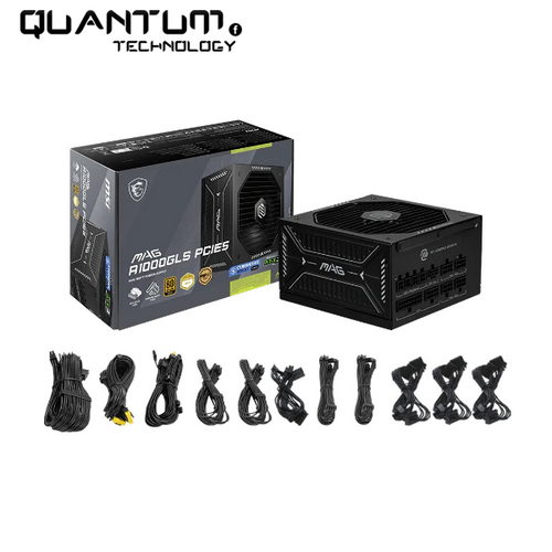 Power Supply MSI MAG A1000GLS  +80  Gold Fully Modular