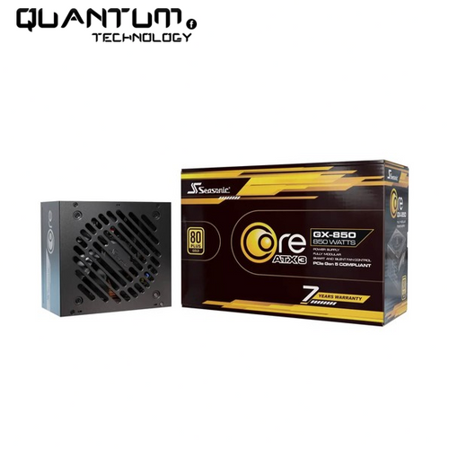 PSU Seasonic Core GX-850 ATX3 850W Atx 3.1 80 Plus Gold Cybenetics Platinum Fully Modular