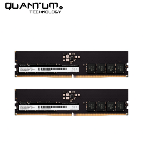 Ram 2x16GB DDR5 6400Mhz CL52 TeamGroup ELITE