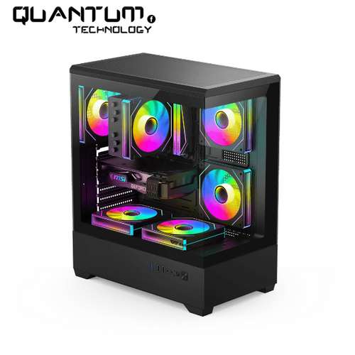 CASE DARKFLASH C365  BLACK  + PSU GP650W