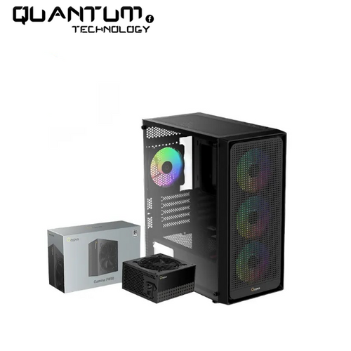 Case Osypus Gamma C50  BLACK ARGB 4 FAN + PSU 650W 80+